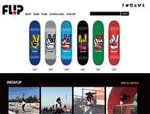 Tablet Screenshot of flipskateboards.com